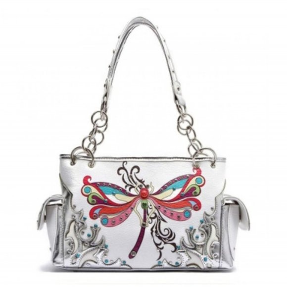 Western 'Dragonfly' Shoulder Handbag - Picture 2 of 7